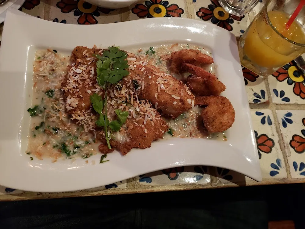 Filete De Pescado Con Crema De Coco